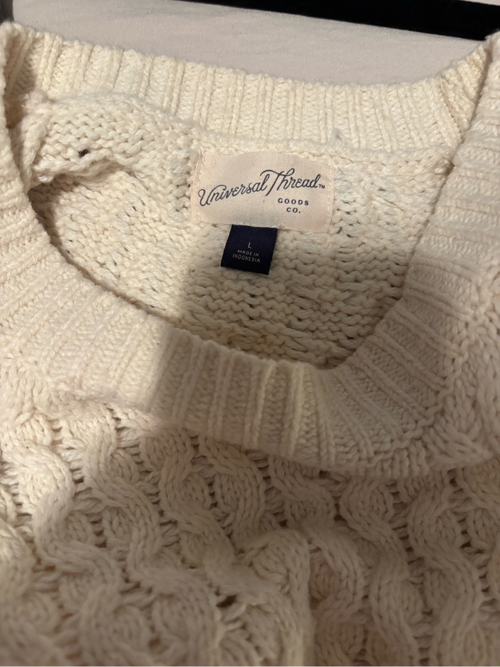 Universal Thread Cable-Knit Sweater - Picture 3 of 3